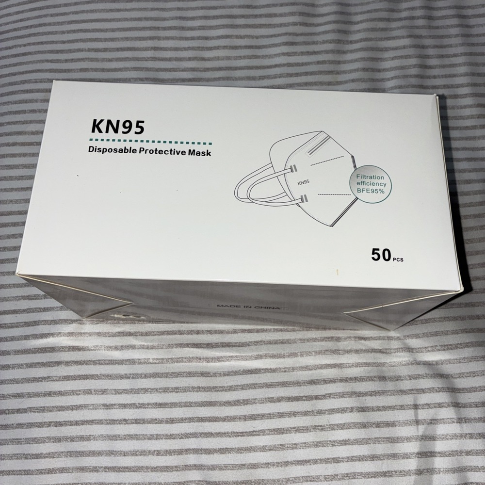 KN95 Face Mask 95% Filter Disposable Respirator 5-Ply Protective Cover